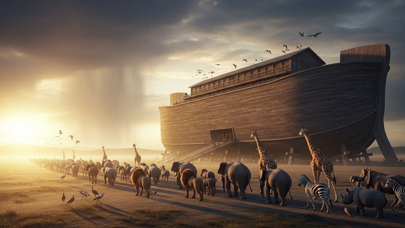 Quantos casais entraram na arca de Noé? A resposta completa e os detalhes que você não sabia