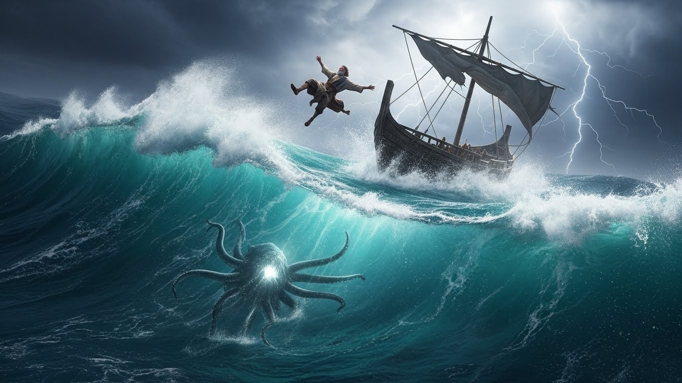 Qual o profeta que foi engolido por um grande peixe?