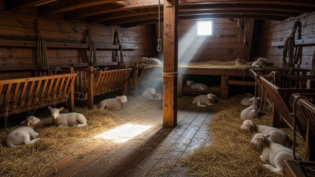 Ilustração dos animais puros levados em maior quantidade para os futuros sacrifícios.