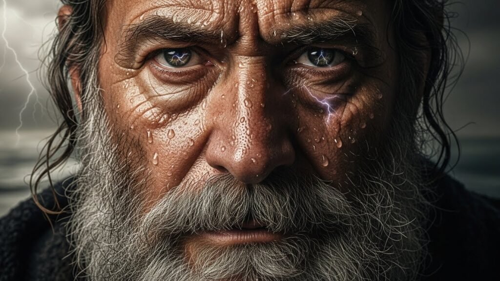 Quem andou sobre as águas com Jesus? 2 Retrato de Pedro, quem andou com jesus sobre as águas com fé