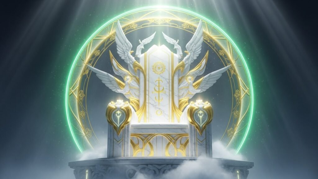 O que significa o arco-íris na Bíblia? 2 Visão do trono de esmeralda mostrando o que significa o arco-íris na bíblia