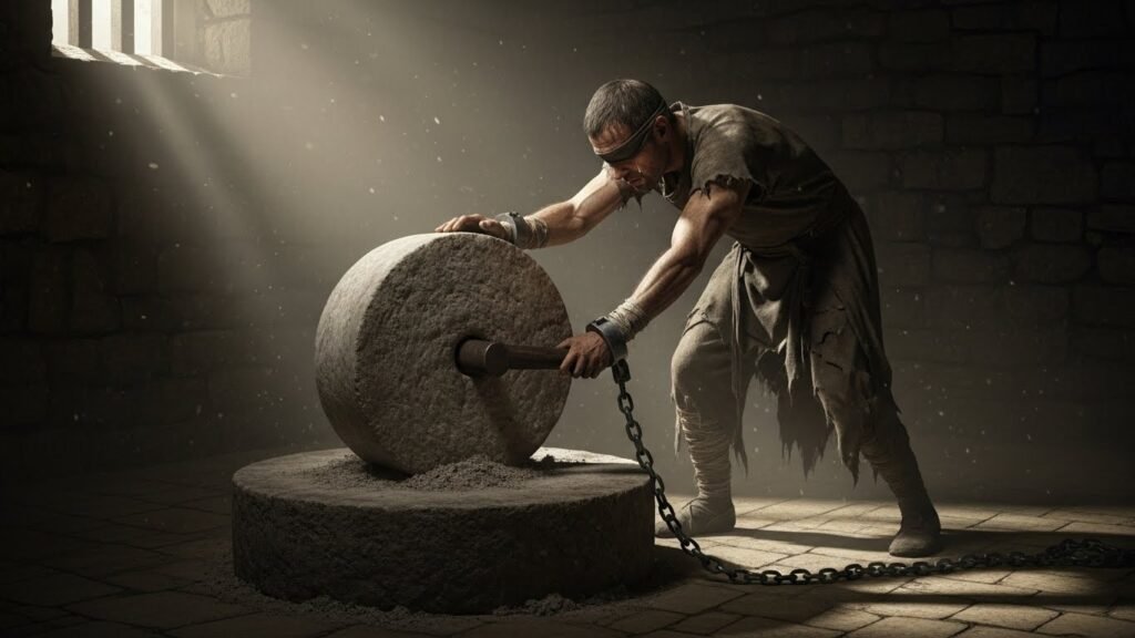 A humilhação e o sofrimento na história de sansão na bíblia após a perda da força